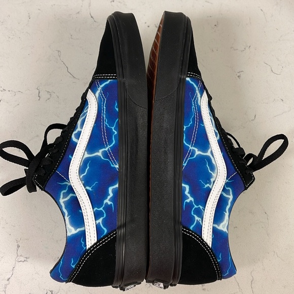 Vans Old Skool 'Lightning - Blue Men’s Size 11.5 - Picture 7 of 16